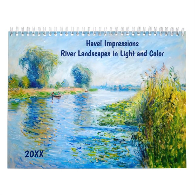 Havel-intryck – Flodlandskap i ljus och Kalender (Omslag)