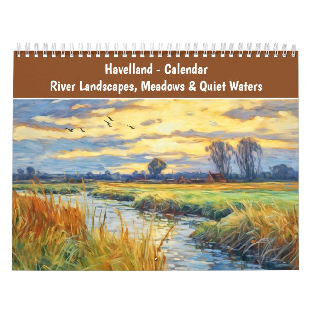 Havelland-kalender – Flodlandskap, äng Kalender (Omslag)