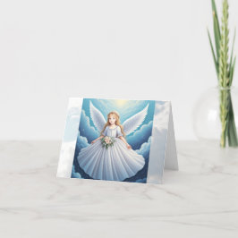 Havenly Angel Foldad tackkort