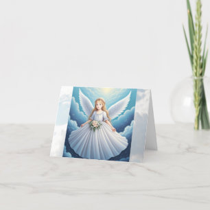 Havenly Angel Foldad tackkort