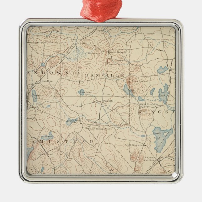 Haverhill, Massachusetts Julgransprydnad Metall (Framsidan)