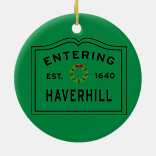 Haverhill, MORSA Helgdag Wandemiskt prydnadsföremå Julgransprydnad Keramik