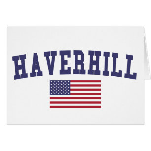 Haverhill US Flagga Hälsningskort