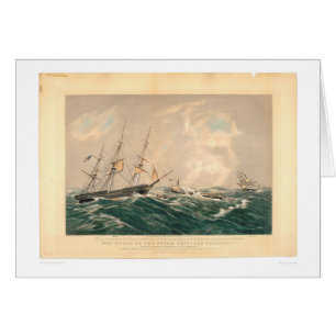 Haveri av steamshipen "San Francisco" (1877A) Hälsningskort