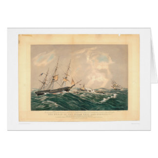 Haveri av steamshipen "San Francisco" (1877A) Hälsningskort