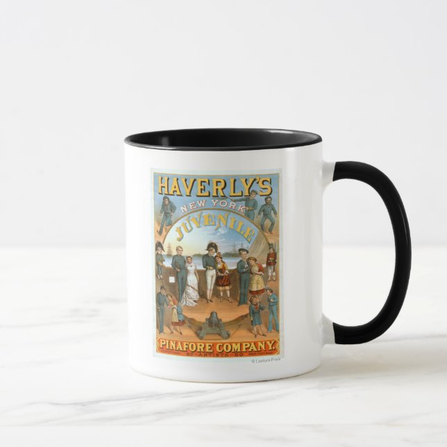 Haverly's New York Juvenile Pinaforce Theater Mugg (Höger)