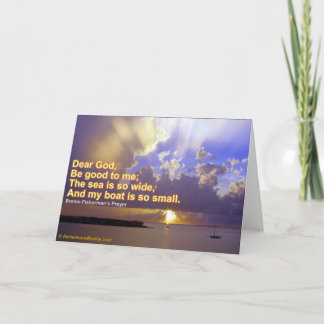 Havet är ett så stort hälsningskort kort