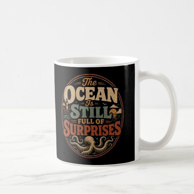 Havet är fortfarande fullt av överraskningar kaffemugg (Höger)