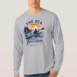 Havet är min flykt där friheten börjar T-shirt