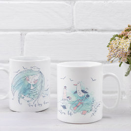 Havet är mitt Kärlek Kaffemugg