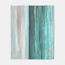 Havet beskådar hav för aqua 265 fleecefilt