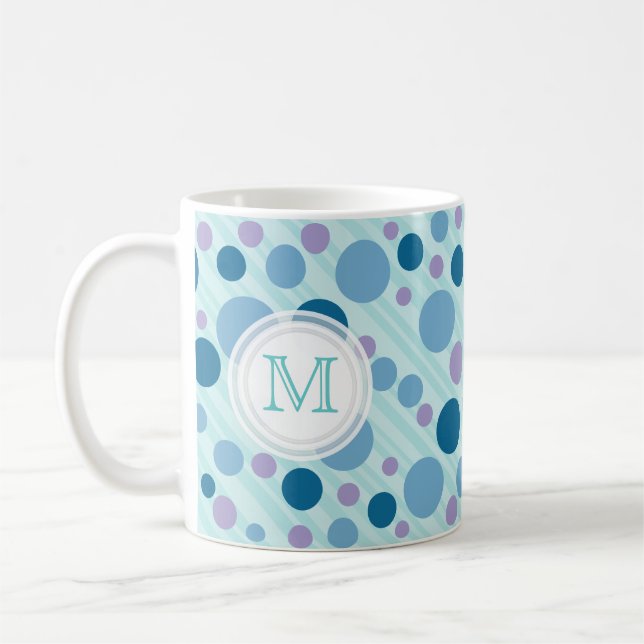 Havet bubblar Monogrammuggen Kaffemugg (Vänster)