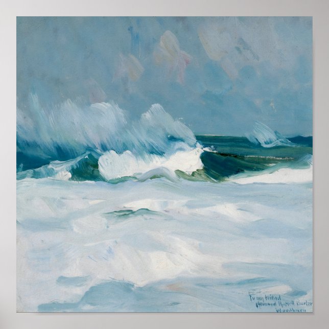 Havet | Charles Herbert Woodbury - Impressionism Poster (Framsidan)