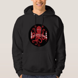 Havet och Fantasy Octopus Nautical Mugg Ser Hoodie