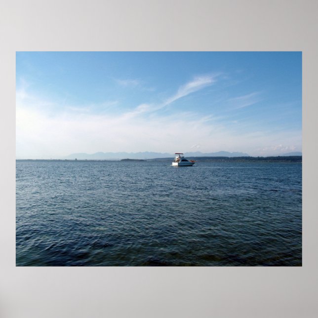 Havet och himlar,båt poster (Framsidan)