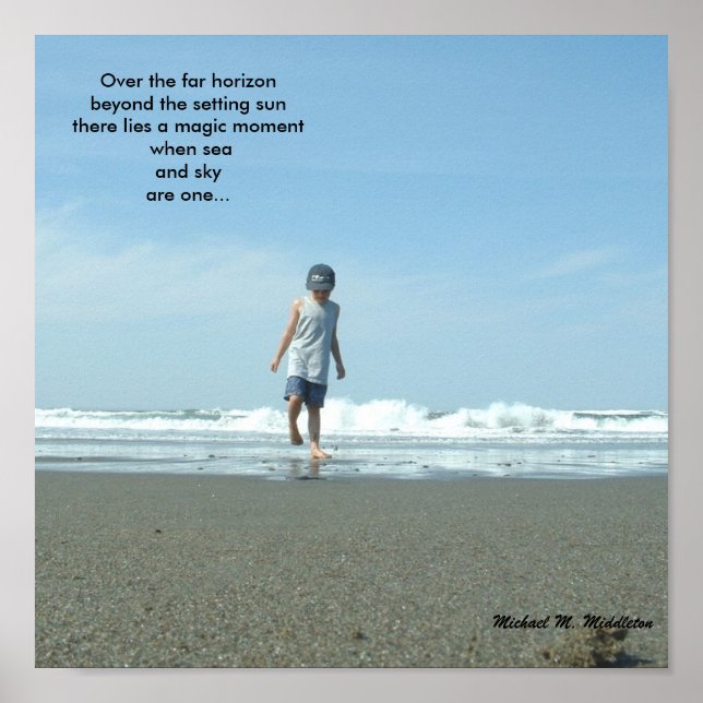 Havet och Himlar Poster (Framsidan)