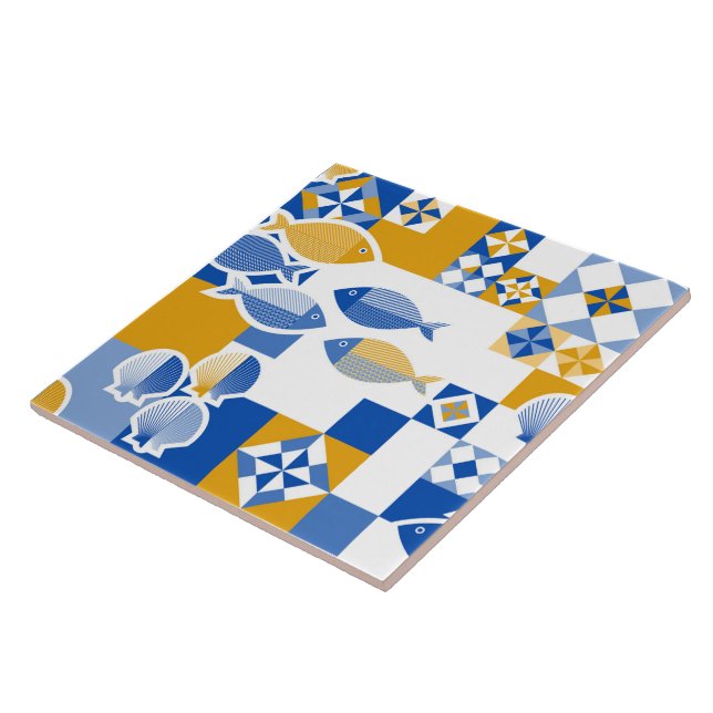 Havet och plattor kakelplatta (Sidan)