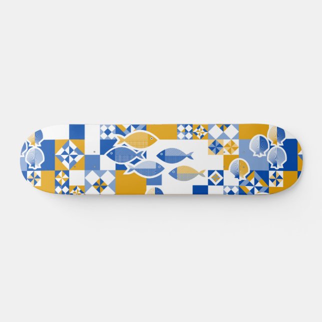 Havet och plattor mini skateboard bräda 18,5 cm (Horz)