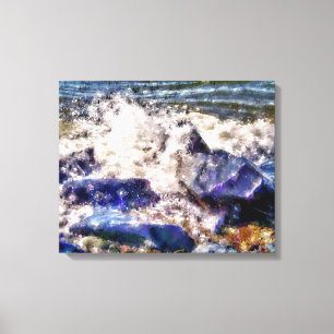 HAVET OCH STEN CANVASTRYCK