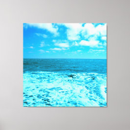 Havet och Vågar Canvastryck