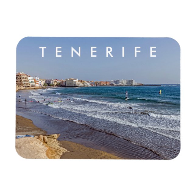 Havet på Tenerife-kylmagnet Magnet (Horisontell)