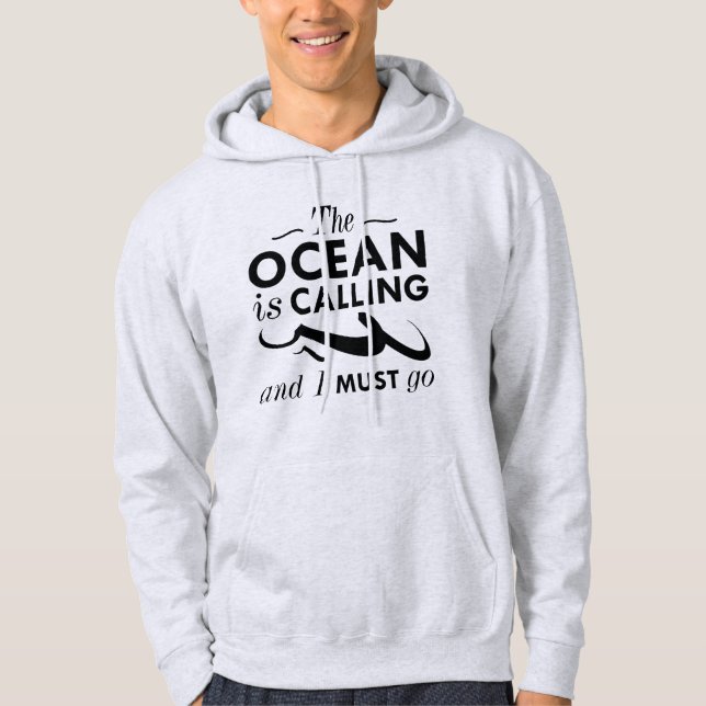 Havet ropar hoodie (Framsida)