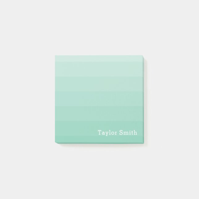 Havet skummar skuggar av ungdomliga gröna randar post-it block (Framsida)