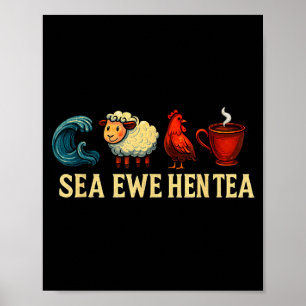 Havet Tacka Höns Te Rolig Tröja Havet Tacka Höns T Poster