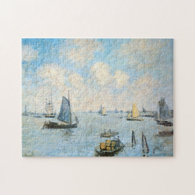 Havet vid Amsterdams Monet Fine Art Pussel (Horisontell)