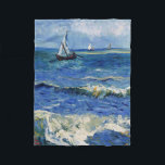 Havet vid Les Saintes-Maries-de-la-Mer - Van Gogh Fleecefilt<br><div class="desc">Van Gogh - firande i konstens mästare</div>
