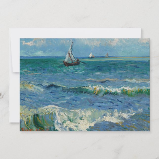 Havet vid Les Saintes Maries de la Mer | Van Gogh Meddelande (Framsida)