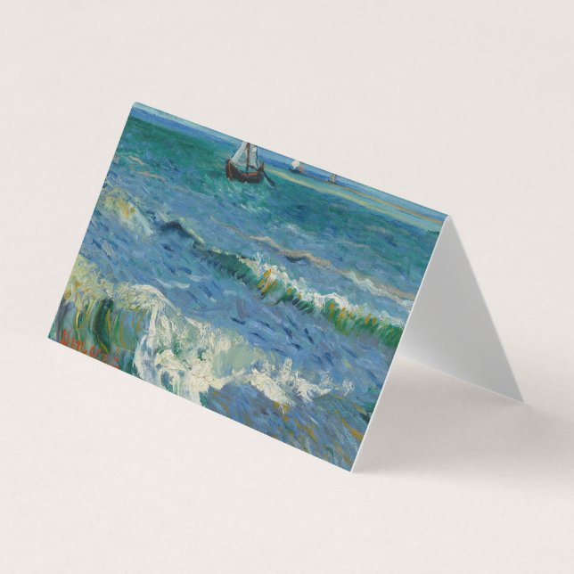 Havet vid Les Saintes Maries de la Mer | Van Gogh Visitkort (Framsida)