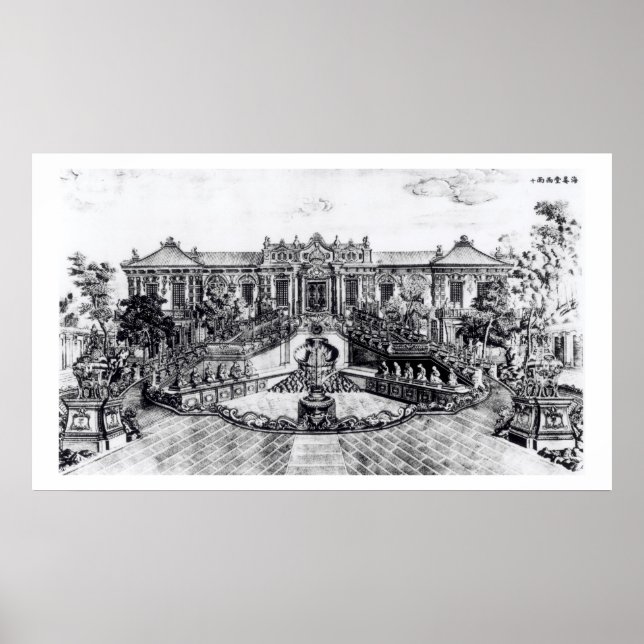 Havet vid Lugnen av havet och Vatten-klotet. Poster (Framsidan)