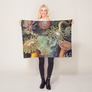 Havets anemonart fleecefilt