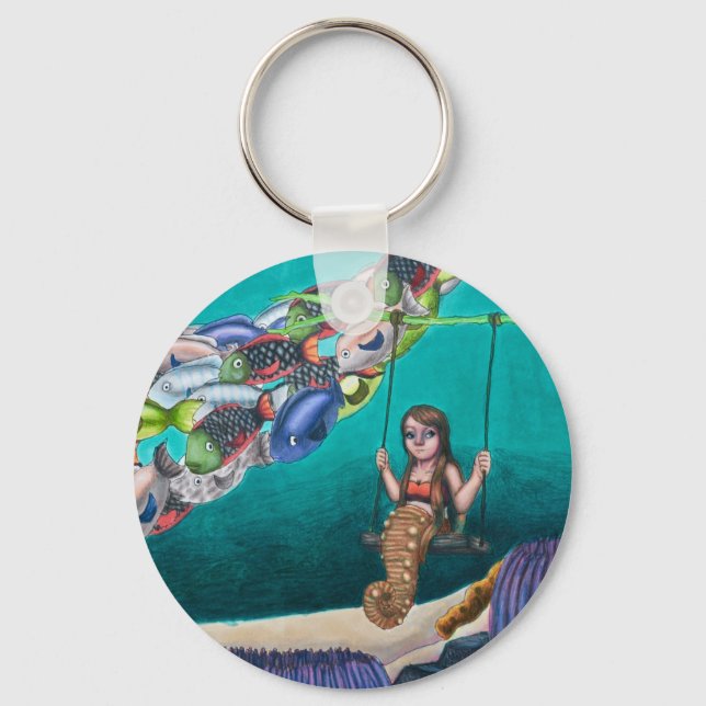 Havets bliss Keychain Nyckelring (Framsida)