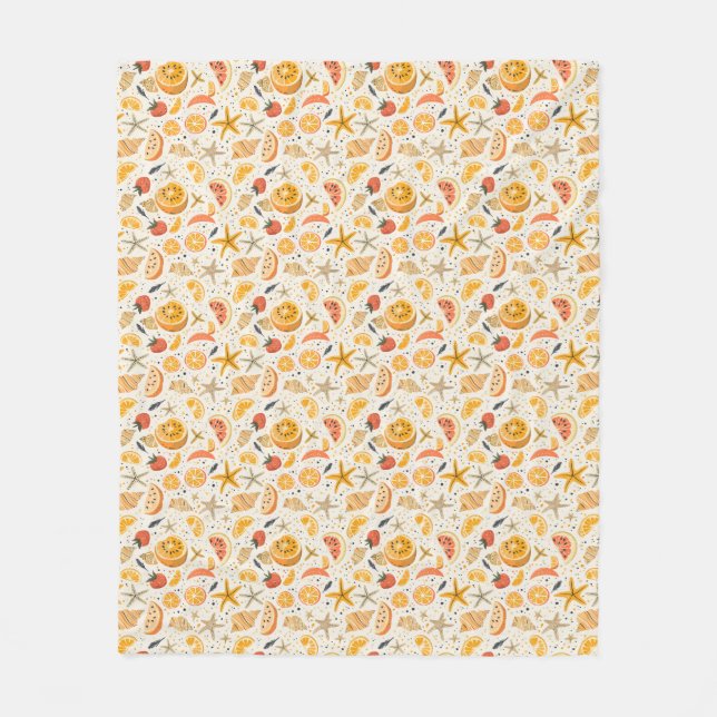 Havets brus är musik för själen fleecefilt (Framsidan)