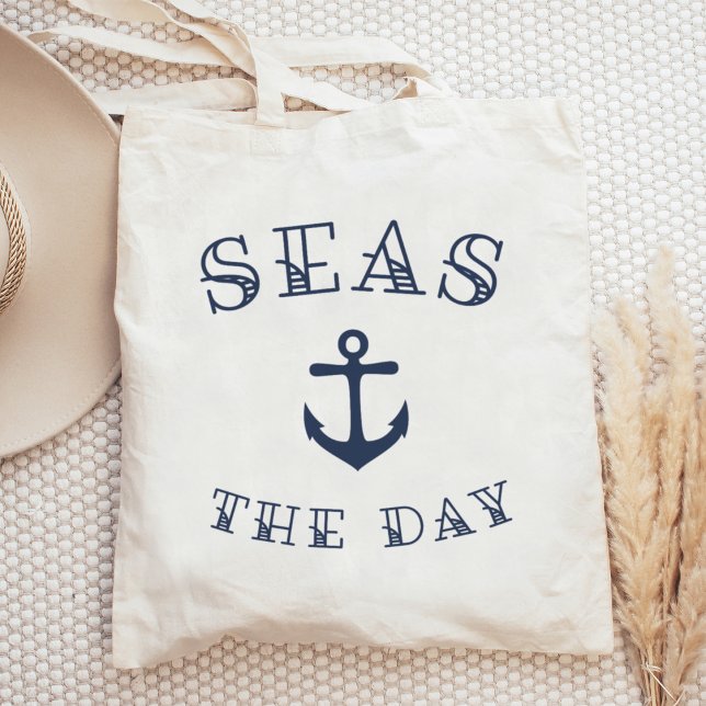 Havets dag | Nautical Anchor Tygkasse (Skapare uppladdad)