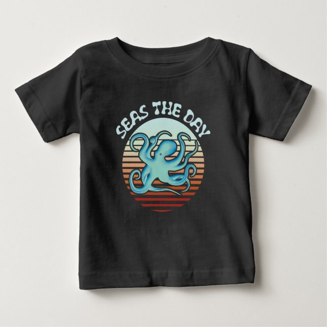 Havets dag | Sommar Vibes Octopus T Shirt (Framsida)