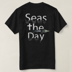 Havets dag (vit design) t shirt