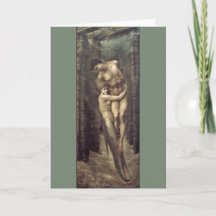 "Havets djup", av Edward Burne-Jones Kort