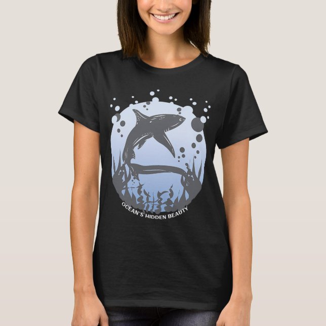 Havets dolda skönhet - Haj T Shirt (Framsida)