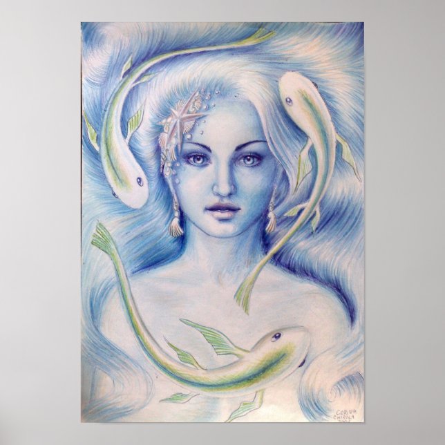Havets drottning poster (Framsidan)