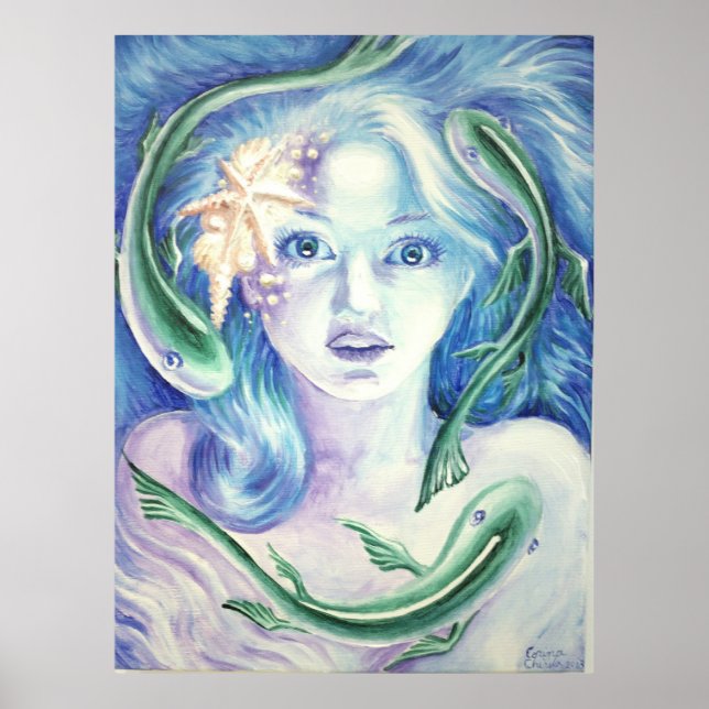 Havets drottning poster (Framsidan)