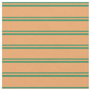 Havets Grönt och brunt i/stripe Mönster Tyg