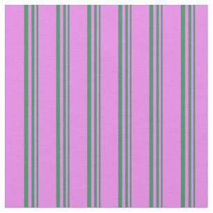 Havets Grönt och Violet Stripe/LUNDA Mönster Tyg