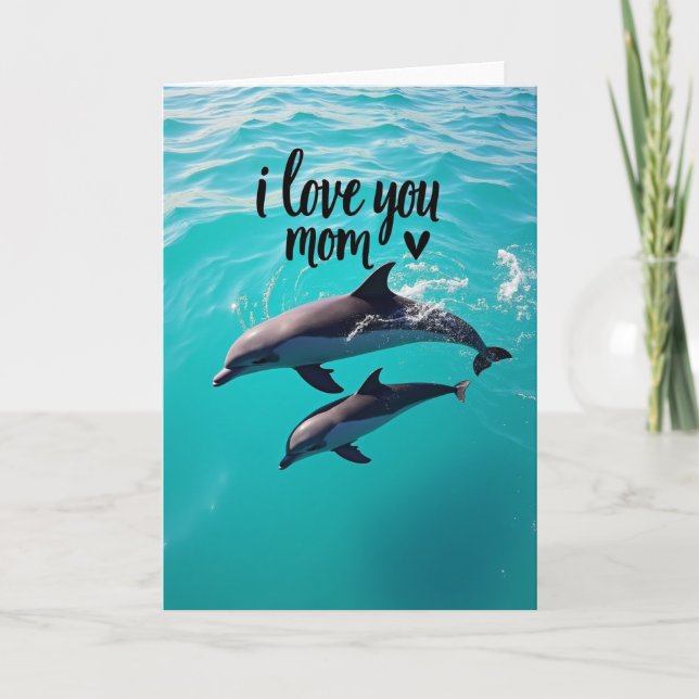 Havets kärlek till dig Mamma Kort (Framsida)