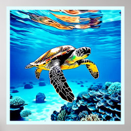 Havets kejsare: Sea Turtle's Journey Poster