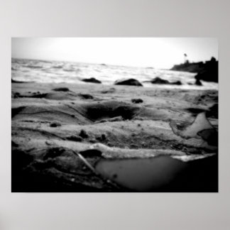 Havets Kembrace B&W Poster