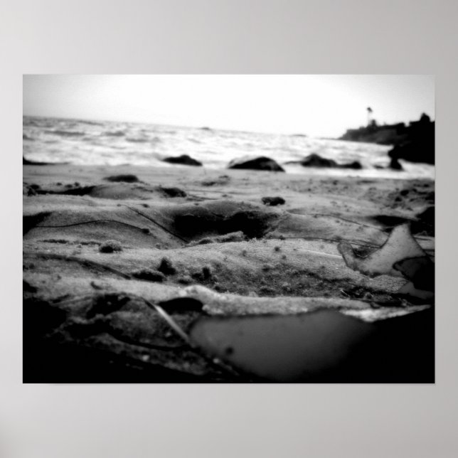 Havets Kembrace B&W Poster (Framsidan)