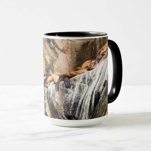 Havets Lejon på Sten Mugg (Framsida höger)